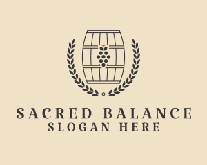 Grape Wine Distillery logo design