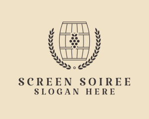 Grape Wine Distillery logo design