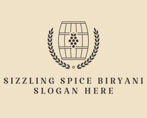 Grape Wine Distillery logo design