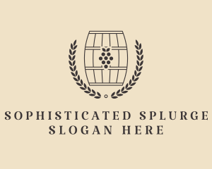 Grape Wine Distillery logo design