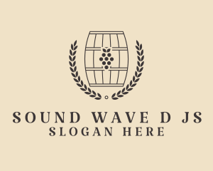 Grape Wine Distillery logo design