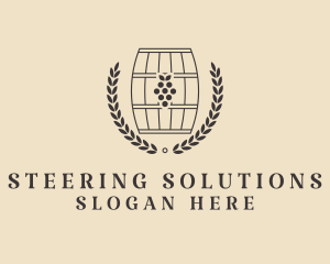 Grape Wine Distillery logo design