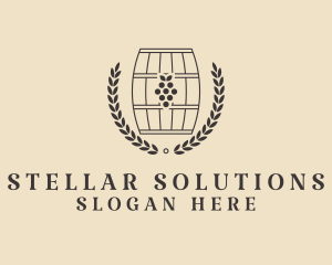 Grape Wine Distillery logo design