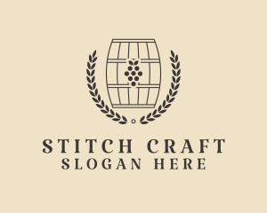 Grape Wine Distillery logo design