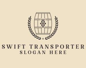 Grape Wine Distillery logo design