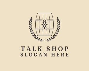 Grape Wine Distillery logo design