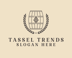 Grape Wine Distillery logo design