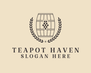 Grape Wine Distillery logo design