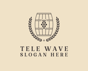 Grape Wine Distillery logo design