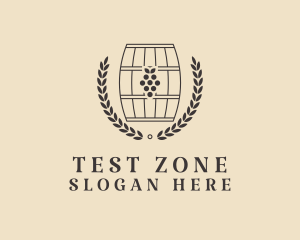 Grape Wine Distillery logo design