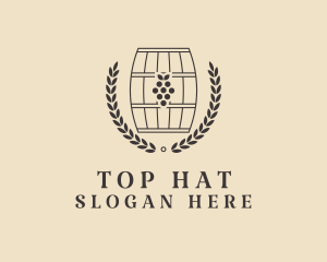 Grape Wine Distillery logo design