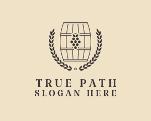 Grape Wine Distillery logo design