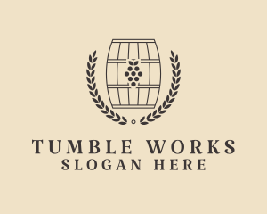 Grape Wine Distillery logo design