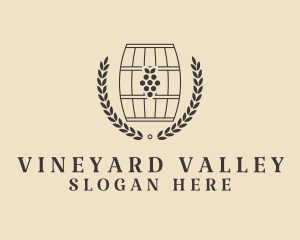 Grape Wine Distillery logo design