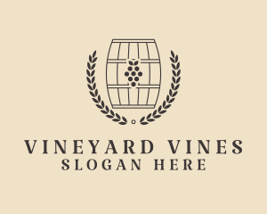 Grape Wine Distillery logo design