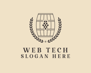 Grape Wine Distillery logo design