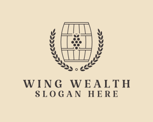 Grape Wine Distillery logo design