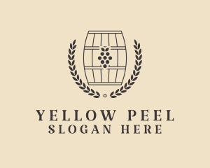 Grape Wine Distillery logo design