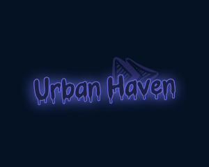 Urban Neon Graffiti logo design