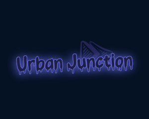 Urban Neon Graffiti logo design