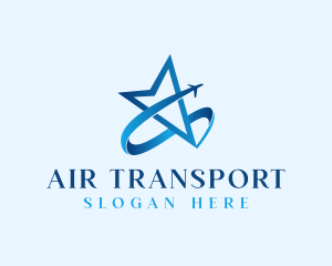 Star Plane Travel logo design