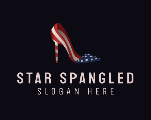 American Flag Stiletto Shoe logo