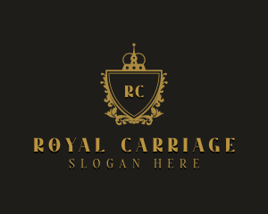 Royal Shield Crown logo design