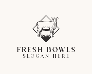 Sheep Lamb Farm logo design