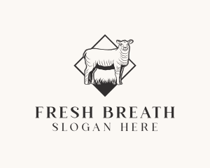 Sheep Lamb Farm logo design