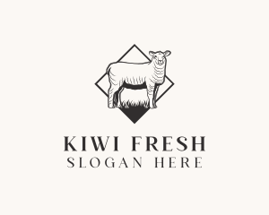 Sheep Lamb Farm logo design