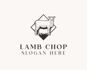 Sheep Lamb Farm logo design