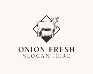 Sheep Lamb Farm logo design