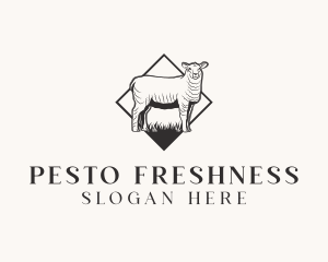 Sheep Lamb Farm logo design