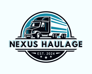 Truck Delivery Cargo logo design