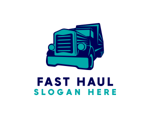 Logistics Transport Truck logo