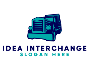 Logistics Transport Truck logo design