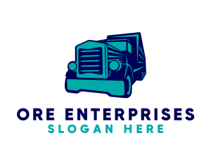 Logistics Transport Truck logo design