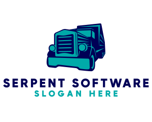 Logistics Transport Truck logo design