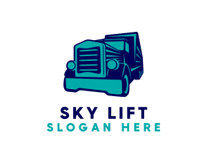 Logistics Transport Truck logo design