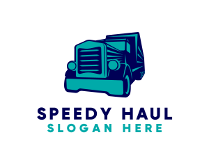 Logistics Transport Truck logo