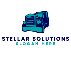 Logistics Transport Truck logo design