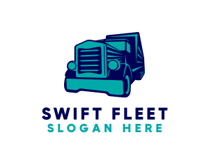 Logistics Transport Truck logo design