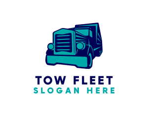 Logistics Transport Truck logo