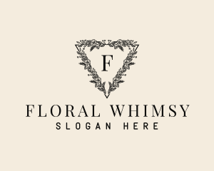 Natural Floral Wreath logo