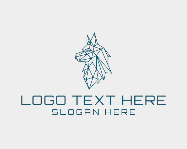 Lone Wolf logo example 2