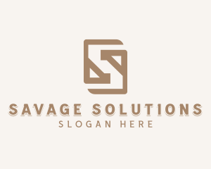 Professional Brand Letter S logo design