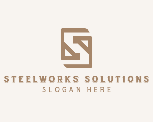 Professional Brand Letter S logo design