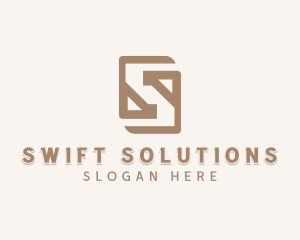 Professional Brand Letter S logo design