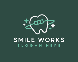 Tooth Orthodontic Dentistry logo