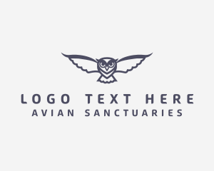 Avian Owl Bird logo